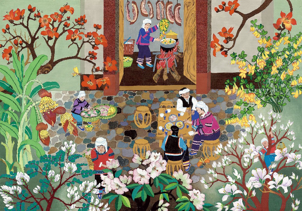 民族食花文化